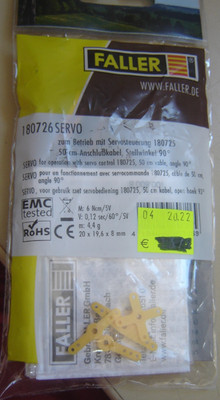 Faller 180726 Servo zum Betrieb der Steuerung 180725 ''Neu''(218K)