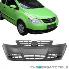 Stoßstange vorne passt für VW Fox 5Z1 5Z3 schwarz lackierbar ohne NSW + GARANTIE