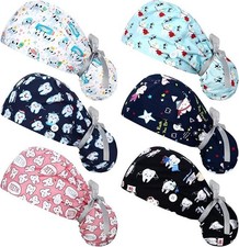 Gorros de fregado para mujer, gorros de enfermer a para dentista, gorros.neuvo.