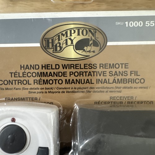 Hampton Bay Ceiling Fan Universal Remote Control 3-Speed Fan Control and Light - Picture 3 of 7