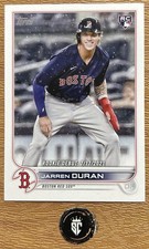 Jarren Duran 2022 Topps Update Series Base MLB Debut Rookie #US118 Red Sox