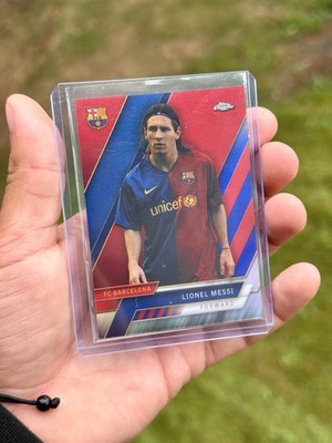 Lionel Messi 2022-23 Topps Chrome FC Barcelona #49 Barca Refractor /99