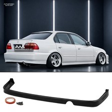 Fits 96-98 Honda Civic 2dr 4dr Jdm Polyurethane Type R Style Rear Bumper Lip Fits 96-98 Honda Civic 2dr 4dr Jdm Polyurethane Type R Style Rear Bumper Lip