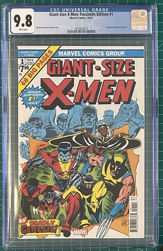 Giant Size X-Men 1 CGC 9.8  Facsimile Edition 2023