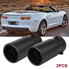 2xstainless Steel Chrome Rear Exhaust Pipe Tail Muffler Tip For Chevrolet Camaro