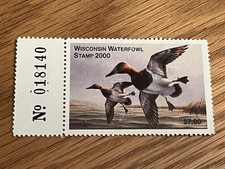 2000 WISCONSIN WATERFOWL STAMP
