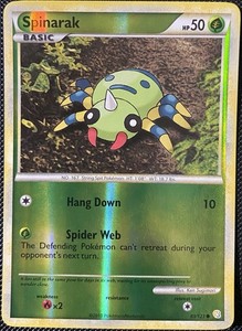 Spinarak 83/123 Heartgold & Soulsilver Reverse Holo - Pokémon Card