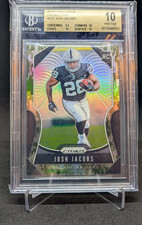 2019 Prizm CAMO PRIZM /25 Josh Jacobs RC BGS 10 PRISTINE