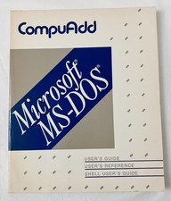 CompuAdd Microsoft MS-DOS User Guide User Reference Shell Guide 1988 Manual VG