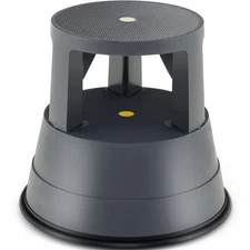 Kick Stool Rolling Step Stool W/ Non-Slip Rubber Platform 330LBS Capacity