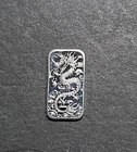 1 Gram Silver Art Bar "The Dragon" .999 Fine Silver