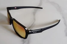 Oakley Parlay Matte Black Bronze Sunglasses Prizm Ruby Case
