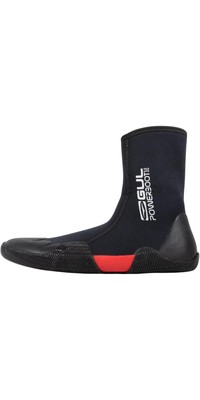 GUL 5mm Power Round Toe Easy-Zip Wetsuit Boots - Black
