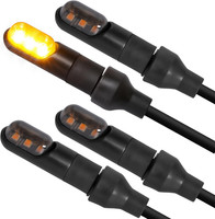 evermotor 12V LED Blinker Motorrad, E-GeprüFt Amber 4 StüCk