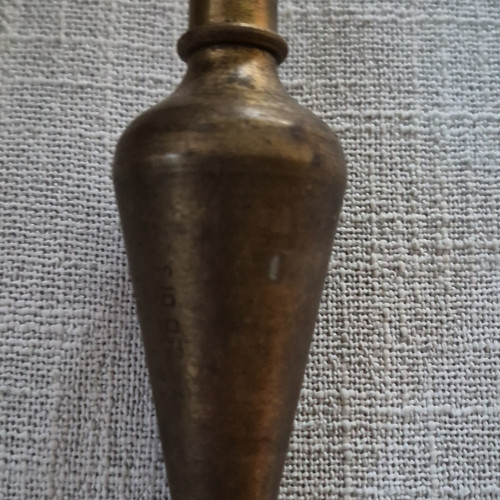 Vintage General Hardware No. 800 Brass Plumb Bob 10 oz USA Made