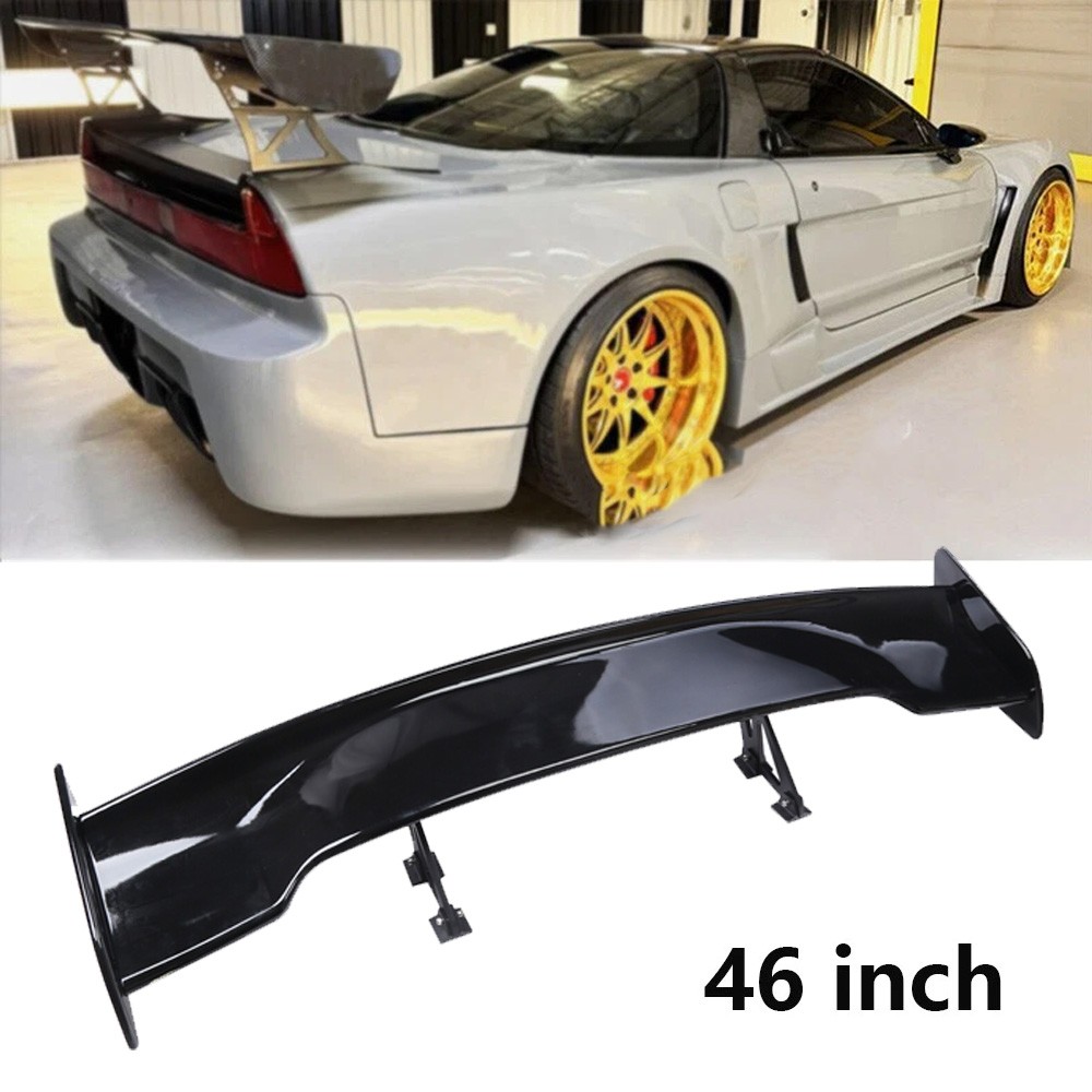 For Acura NSX 46"Car GT Style Trunk Rear Spoiler Wing Gloss Black Upper Rear