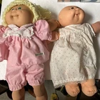 Lot Of 2 Pre Owned Vintage 1985 Signed Xavier Roberts Cabbage Patch Kids Doll