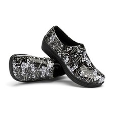 KLOGS MISSION Sz 7M SHINE BRIGHT PATENT Work Shoe Clog Slip Resistant Nurse