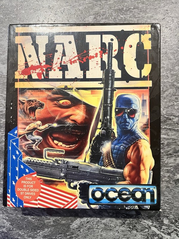 Atari ST Game - NARC Boxed With Manual