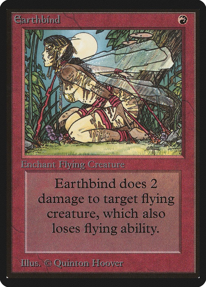 MTG Magic the Gathering Earthbind (146/302) Limited Edition Beta LP
