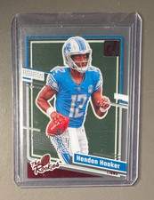 Hendon Hooker #61 Red /100 The Rookies 2023 Panini Clearly Donruss