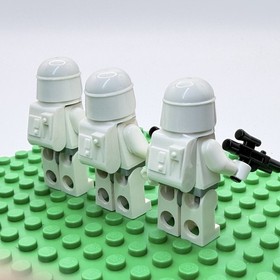 Lego Star Wars Hoth Snowtrooper Set 4504 2004 Minifigures Lot of 3 sw0115