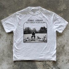 George Harrison All Things Must Pass Album White Music Tee