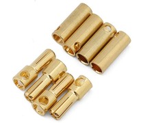 Samix 5mm High Current Bullet Plug Connector Set 4 Male/4 Female SAMBP5-004