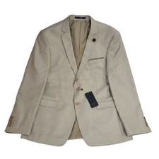 Jakamen Beige Suit Blazer Jacket Uk Men's XL 44" Bnwt L749