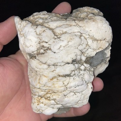 Large Raw White Howlite Rough Or Specimen 1 Pound 7.21 Oz