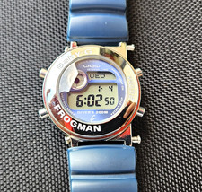 Vintage Casio Digital Watch Bgw-100 Baby G G-shock 200m Frogman