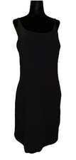 Old Navy XL Black Adjustable Straps Knee Length Black Stretch Bodycon Ribbed