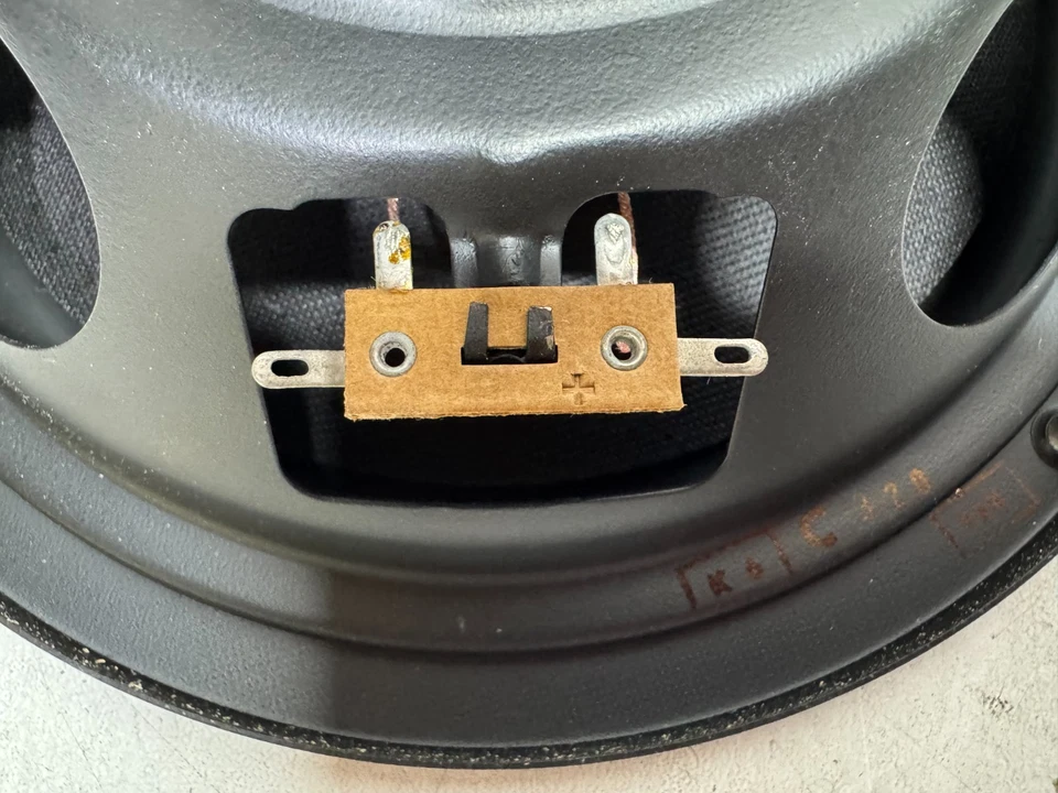 1 x 03201394 8" 4 ohmios Woofer para adaptarse a Altavoz Dual CLX 9250 Foto 3 de 4