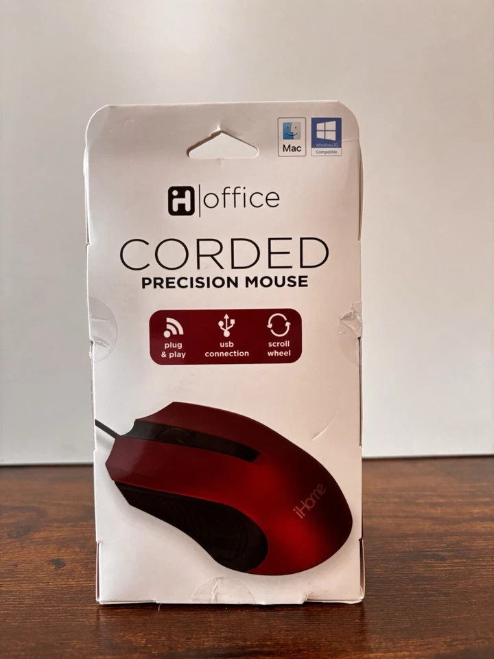 iHome Office Corded Precision Mouse New In The Box  - Image 2 of 3