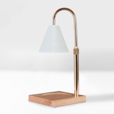 Sparoom Candle Warmer Lamp White Metal Shade ...