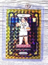 2024 Panini Prizm Monopoly WNBA #2 Kamilla Cardoso Gold Prizms #/49