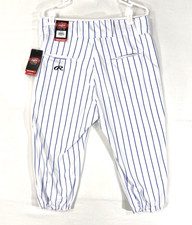 Rawlings 150 Jogger Fit Baseball Pants Pinstripe Stripe Adult Mens L New NWT $60