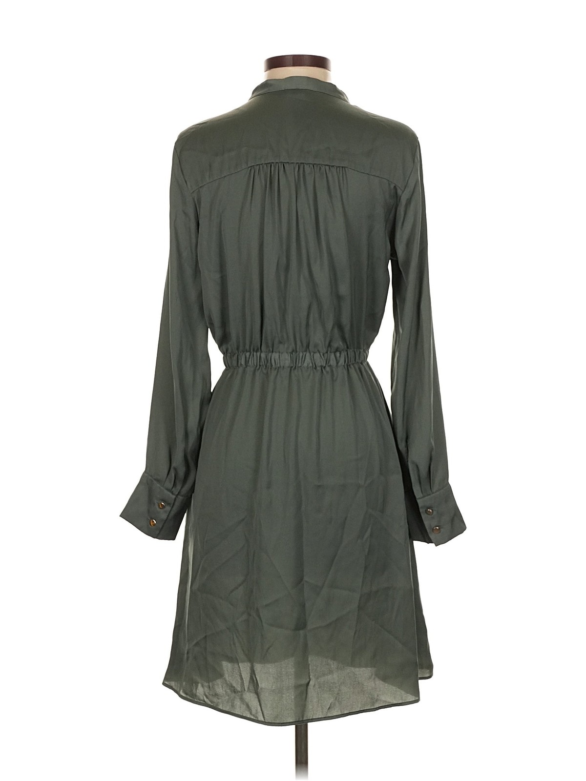 H&M Women Green Casual Dress S thumbnail 2