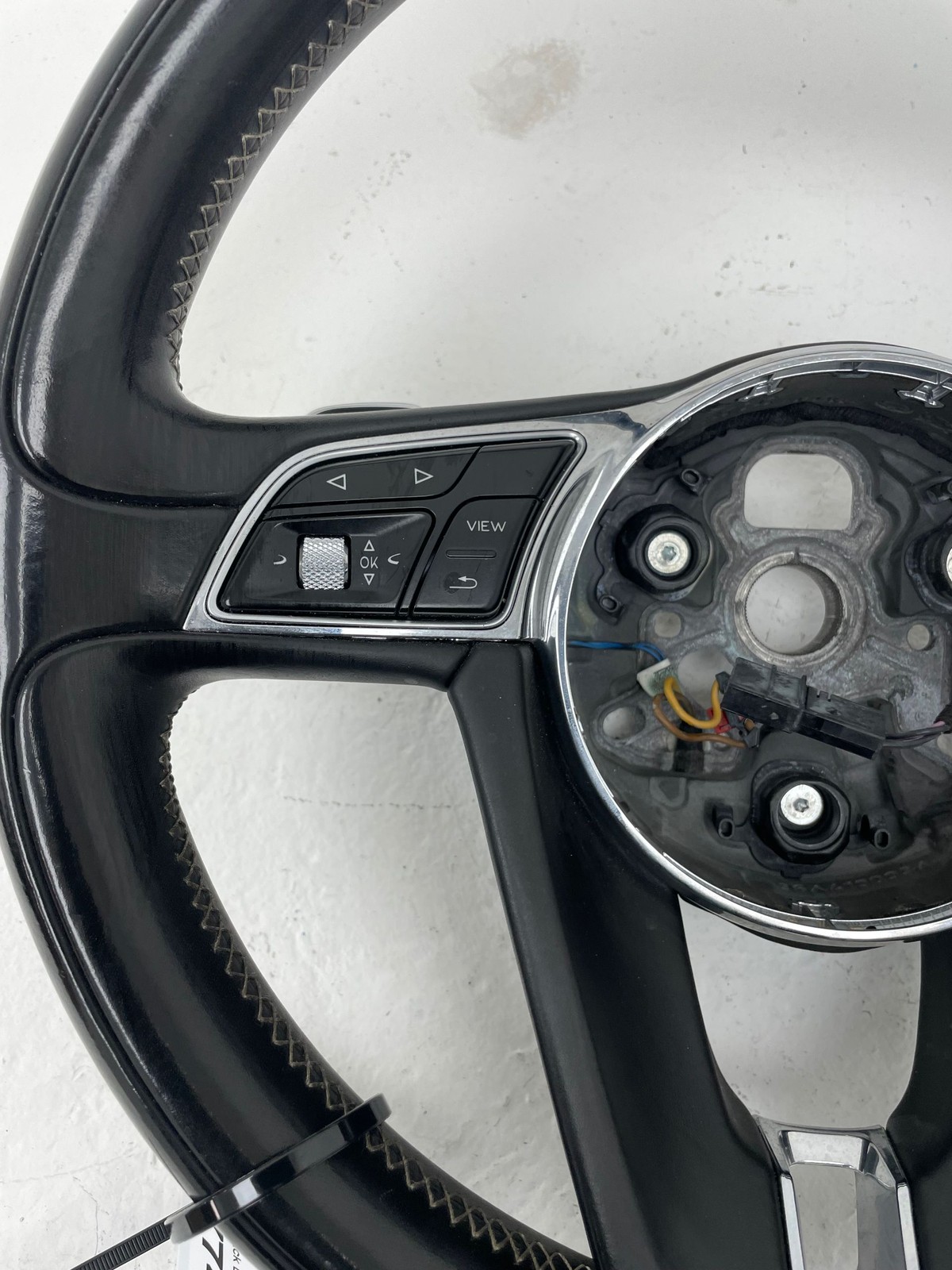 2015-2020 BENTLEY BENTAYGA Beluga Heated Leather Steering Wheel Assy w/ Controls