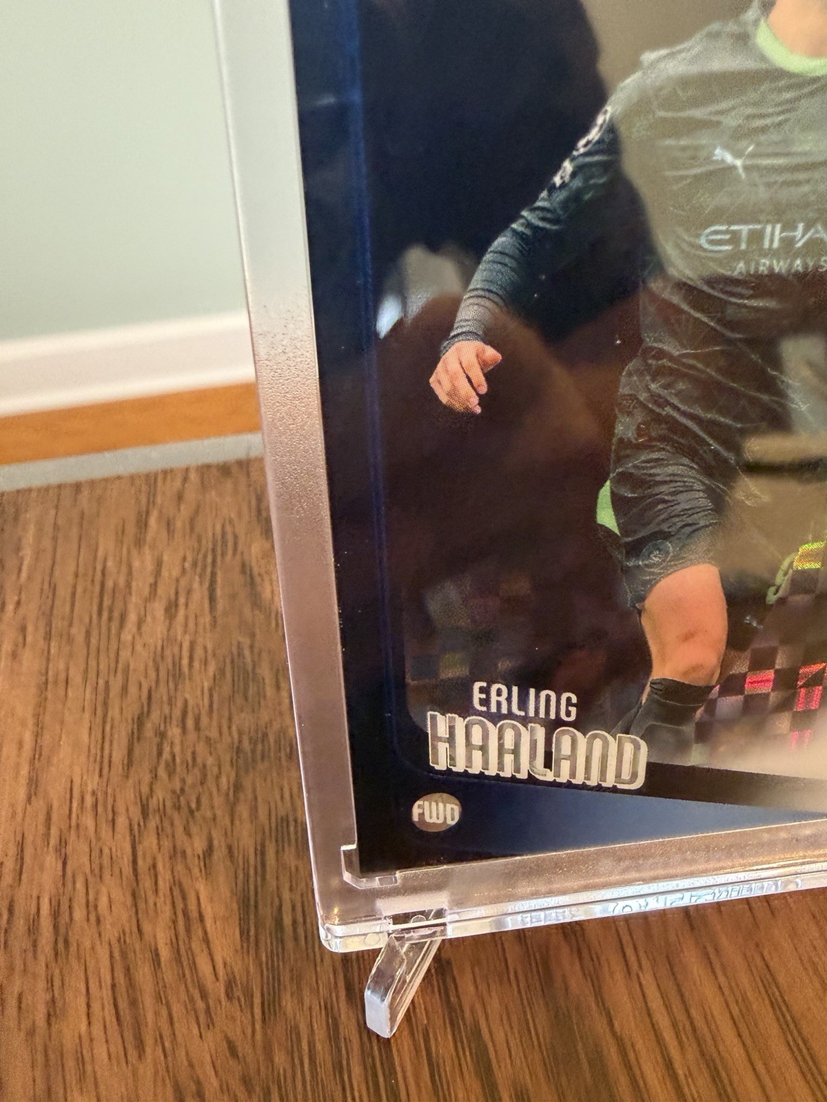2026 Topps Chrome UEFA Champions League Erling Haaland #181 Black X-Fractor /10 view 6