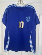 Argentina Lionel Messi #10 Adult Large Authentic Adidas Jersey