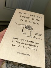 New Don't Believe Everything You Think Expanded Edition Hardcover Book 2024