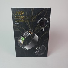 LivUp Smart Ring Health Tracker Black Size 10   Open Box Unused   Fitness Sleep