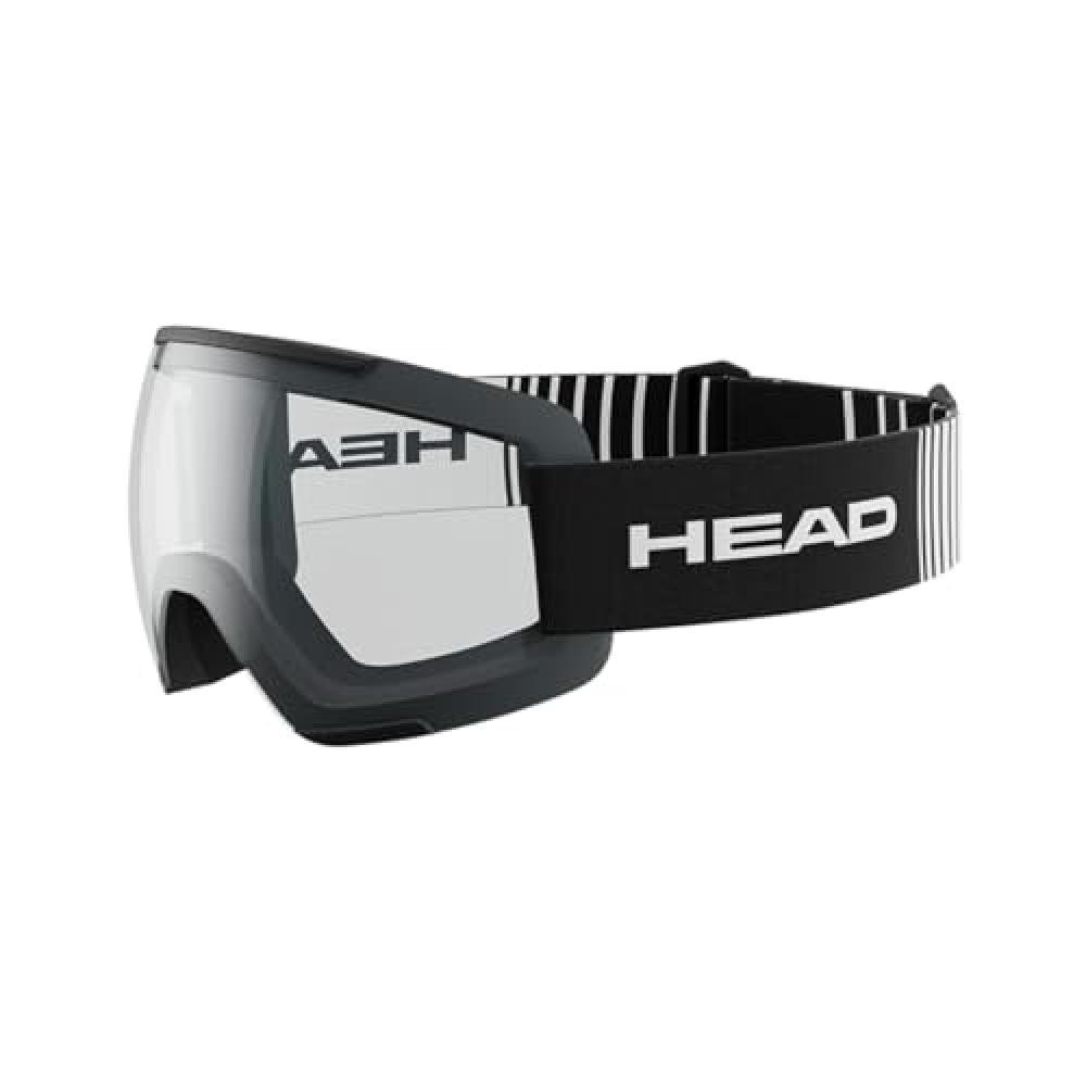 (TG. M) HEAD F-LYT, Occhiali da Sci e Snowboard Unisex-Adulto, Trasparente/Nero,