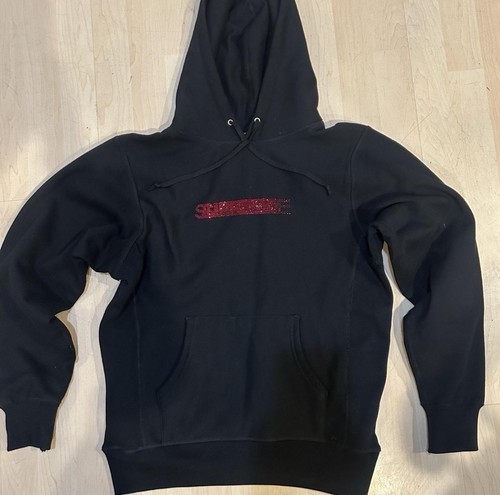 Supreme Swarovski Motion Logo Hoodie Black Size Small