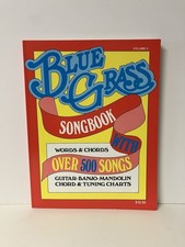 Blue Grass Songbook with Over 500 Songs Guitar Banjo Mandolin 1983 Paperback OOP