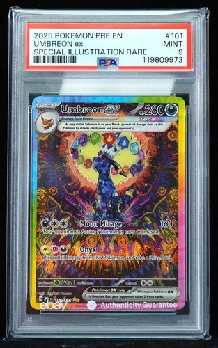 Umbreon ex #161/131 Prismatic Evolutions PSA 9 Pokemon Card