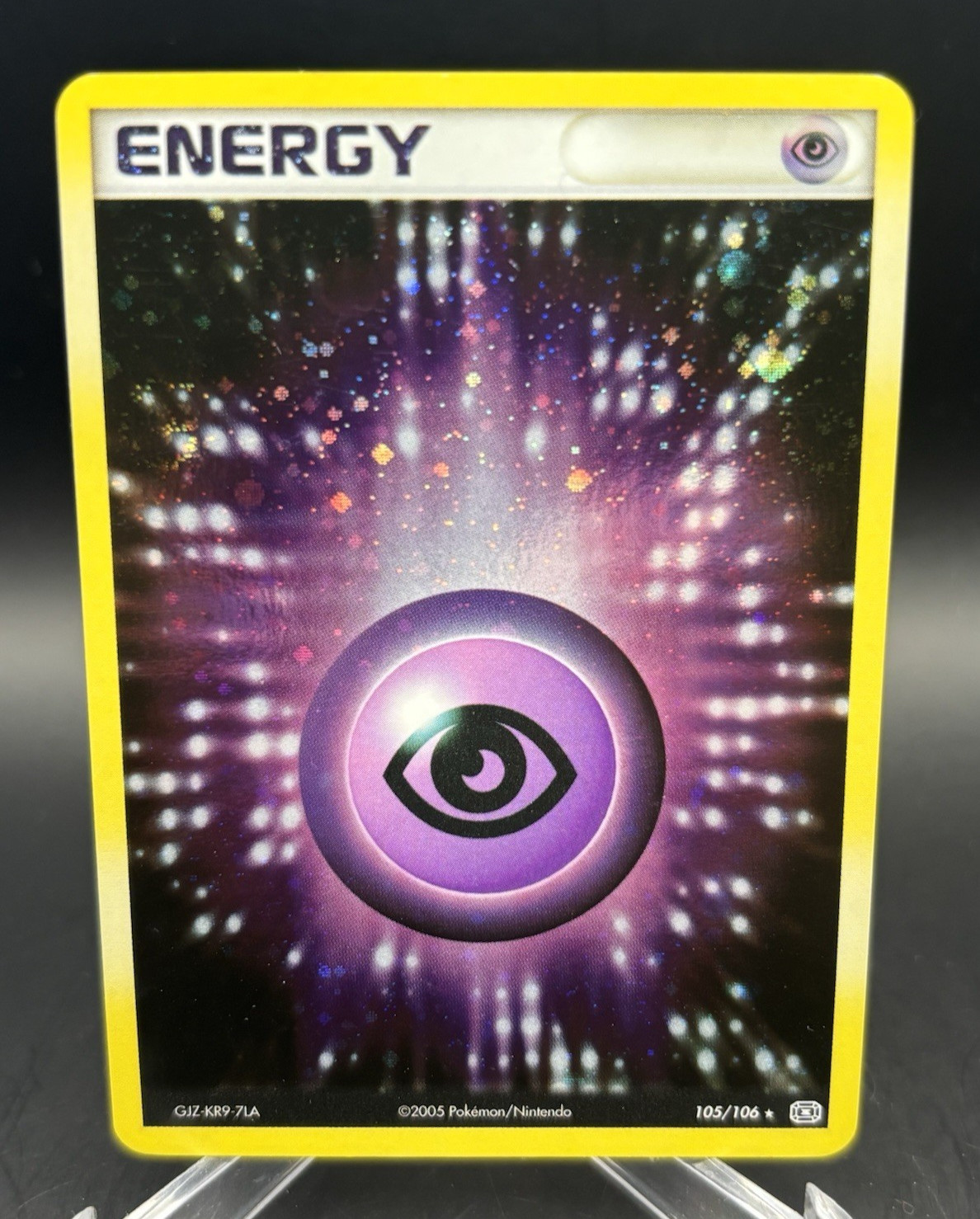 2005 Pokemon Psychic Energy Holo Rare Emerald 105/106 Vintage LP