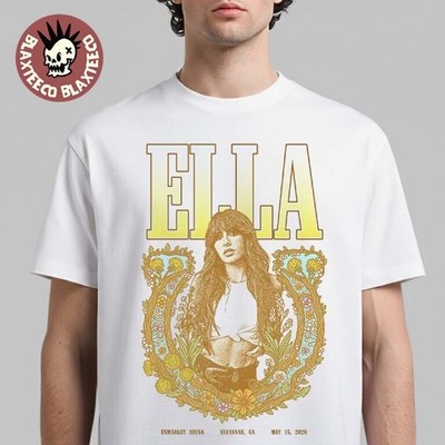 Ella Savannah Georgia 2026 City Specific Dandelion Tour Poster At Enmark Shirt