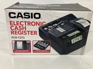 Casio PCR-T273 Electronic Cash Register, No Key, As Is, Parts / Repair